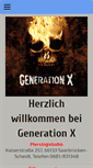 Mobile Screenshot of generationx-store.com